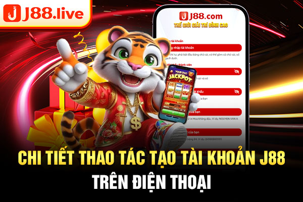 Chi tiết thao tác tạo tài khoản J88 trên điện thoại